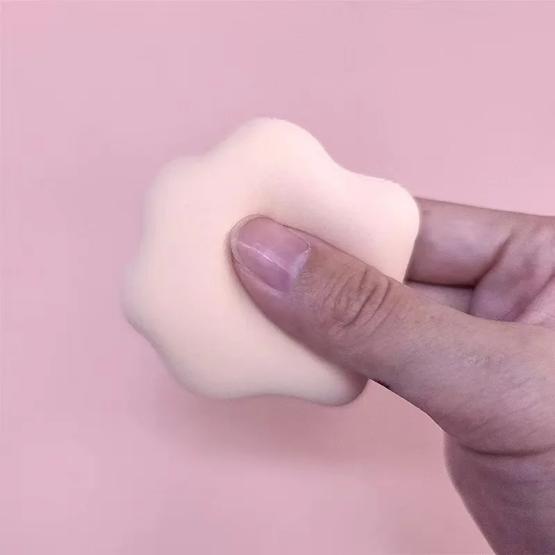 

2022 Cat's Paw Cotton Candy Powder Toast Bread Foundation Liquid Cushion Powder Box Air Cushion Dry Wet Dual-purpose Sponge Puff