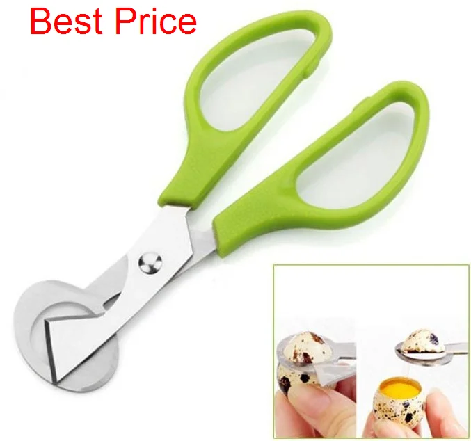 

50Pcs/Lot New Pigeon Quail Egg Scissor Bird Cutter Opener Egg Slicers Kitchen Tool Clipper Cigar Cracker Blade