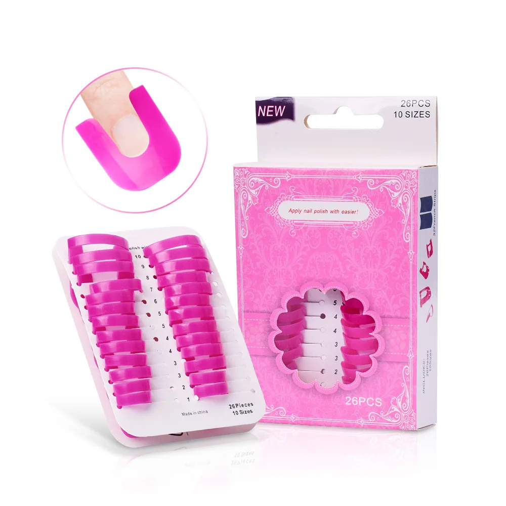

26Pcs Nail Care Women's Beauty Model Anti-nail Clip Nail Polish Spill Proof Model Polish Glue Overflow Nail Art Tool Accessories