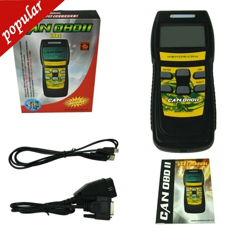 Универсальные тестовые инструменты для Memoscan U581, автомобильные считыватели кодов, Автомобильный сканер Obd2, Профессиональный Obdii