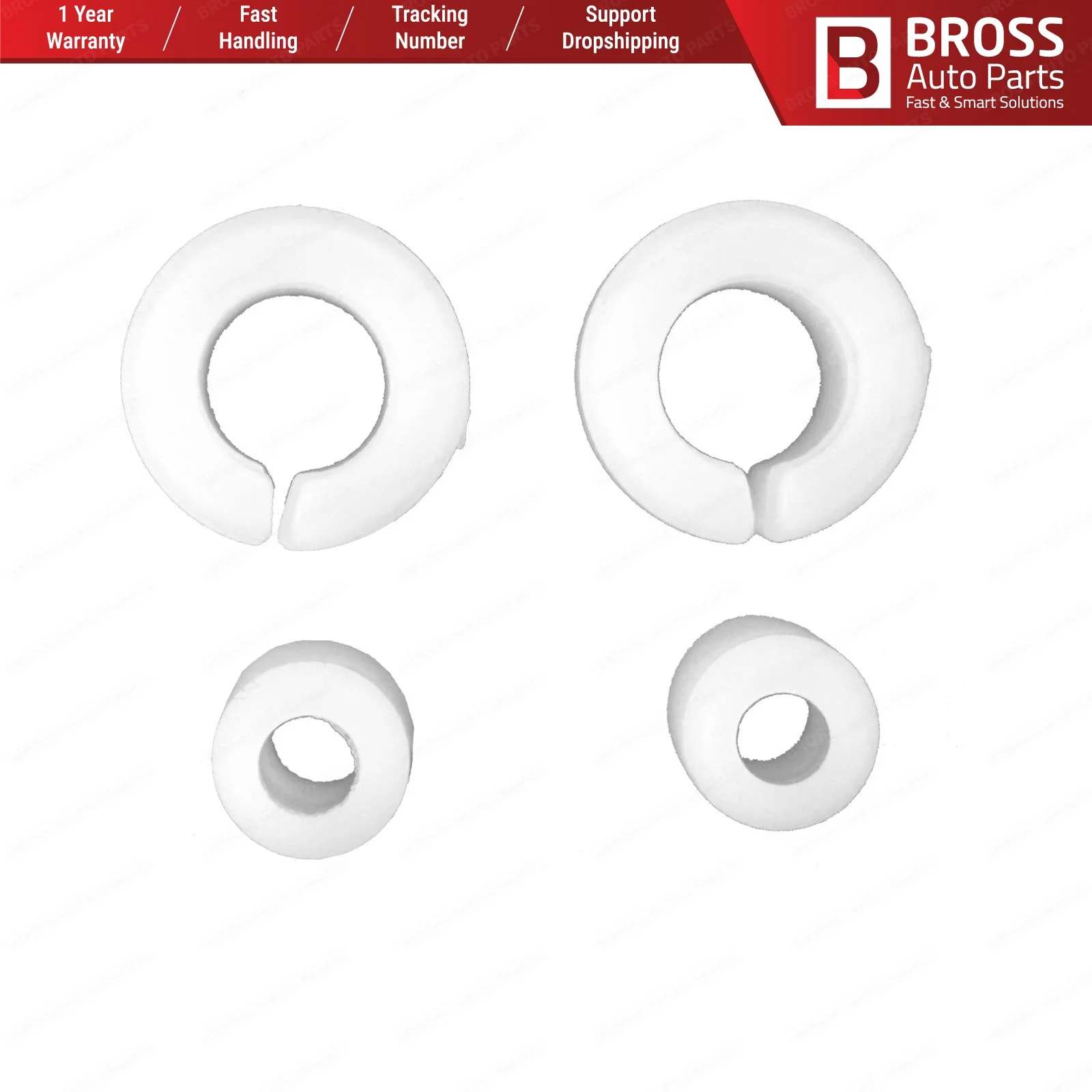 2 набора подвижные штифты клипсы Bross BWR5117 6N0839511 22687062 для VW Skoda Seat Audi Ford Lincoln