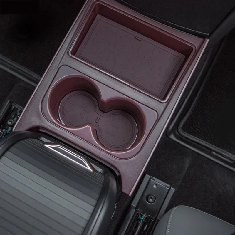 Для ZEEKR X 2023 2024 автомобильный ABS проход двойное отделение задний ящик для хранения