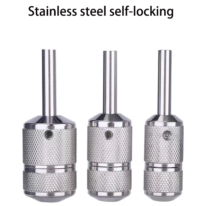 

Auto Lock Tattoo Grip Tube Accessories Tattoo Grip Motor Handle 304 Stainless Steel Round Tattoo Machine Tattoo Equipment