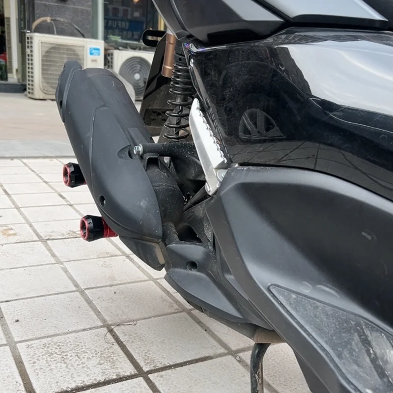 Фото Chekis подходит для Honda Pcx125/150/160 Forza300/350 Nss350 Adv350 модифицированная выхлопная труба, защита от падения, шарик для предотвращения столкновений, защита №3