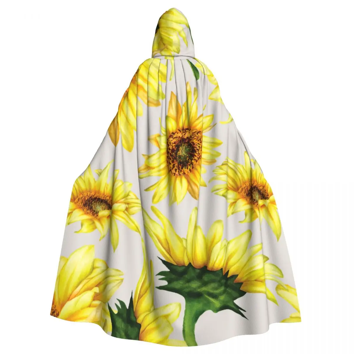 

Женская накидка с капюшоном, Солнцезащитный цветок, листья, средневековый костюм, ведьма, Wicca, эльф вампира, Пурим, яркий карнавал