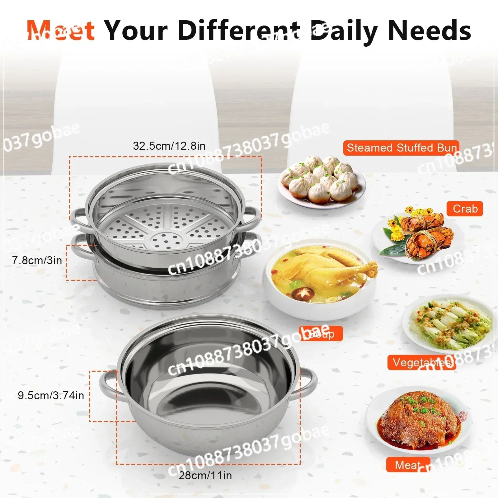 Пароварка из нержавеющей стали набор суповых кастрюль кухонная посуда паровая