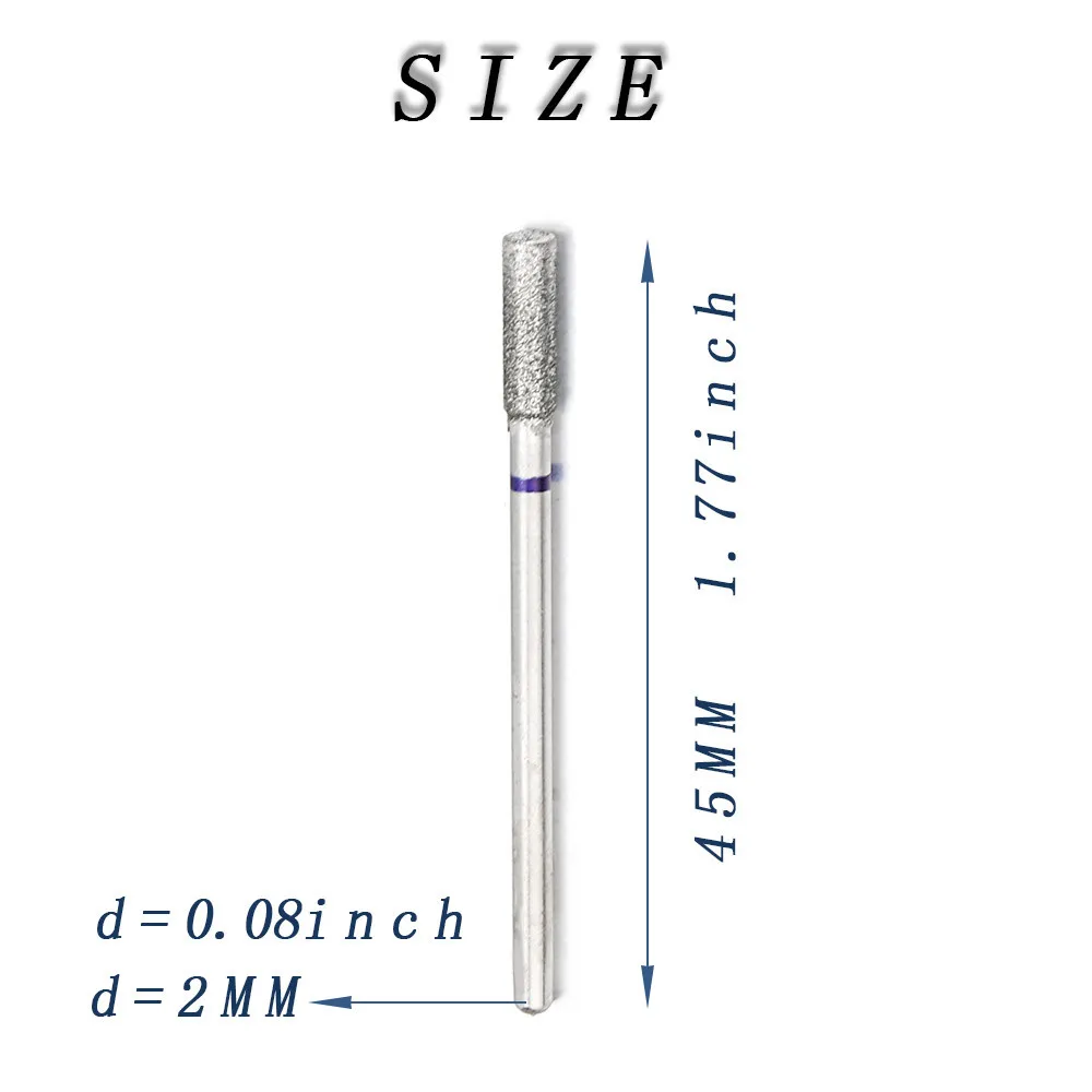 Алмазная керамическая фреза для ногтей 9 типов маникюра роторные насадки