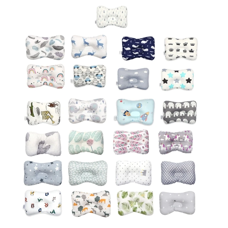 

Cartoon Pillow Baby Head Pillows Nursery Bedding Skin Friendly Soft Pillow