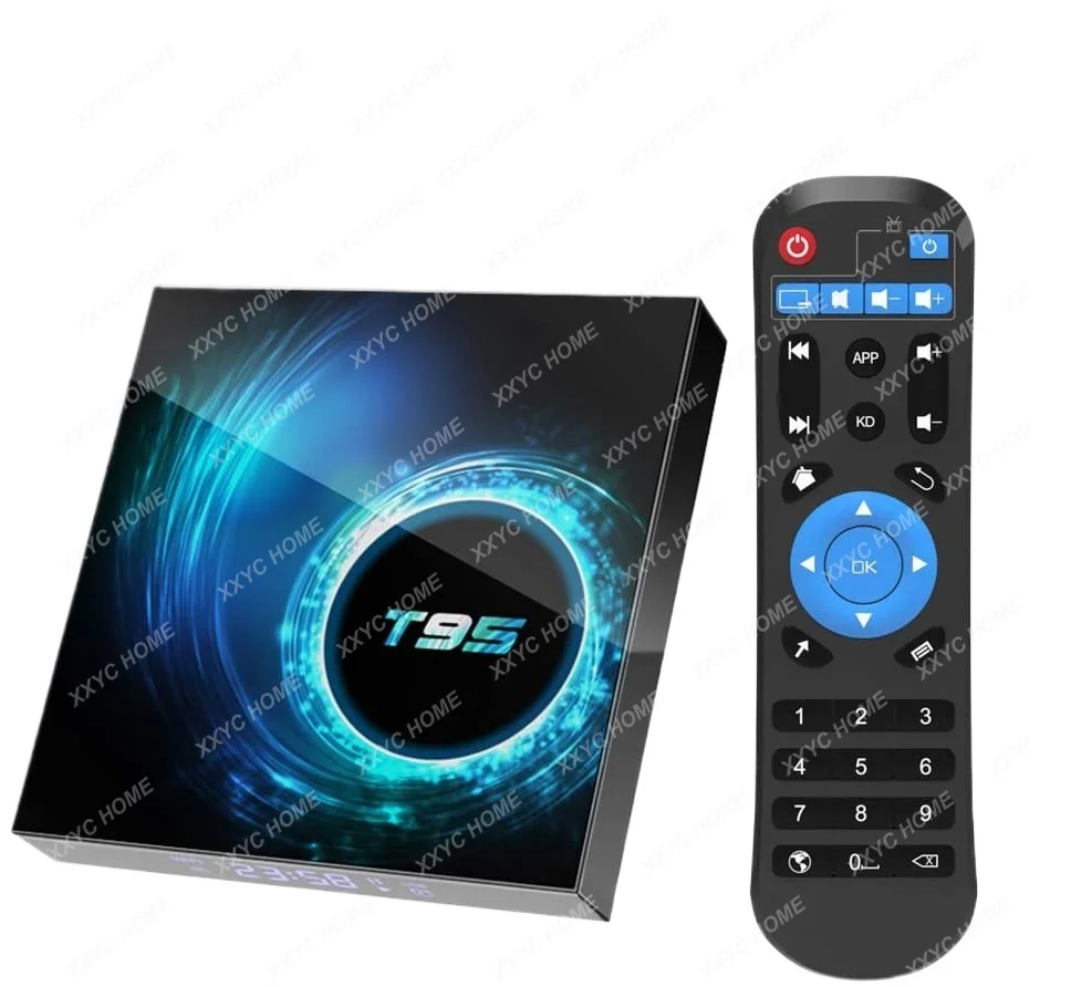 Умная ТВ-приставка T95 Android 10 Wifi 4k четырехъядерная HD