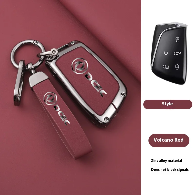 Новый набор автомобильных ключей из цинкового сплава подходит для Dongfeng AEOLUS 2022, защитный чехол для ключей с дистанционным управлением, аксессуары для ключей