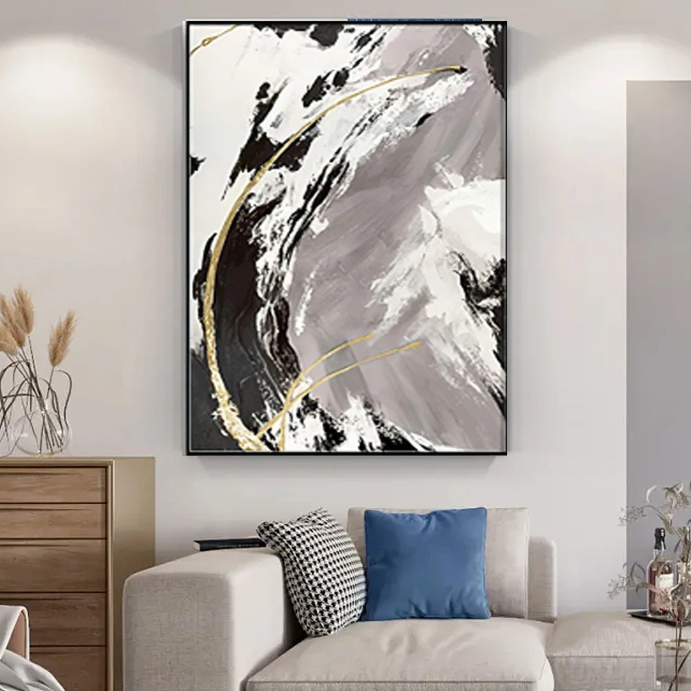 

HUACAN ручная роспись Картина маслом современная абстрактная картина маслом украшение дома без рамки художественная настенная живопись для с...