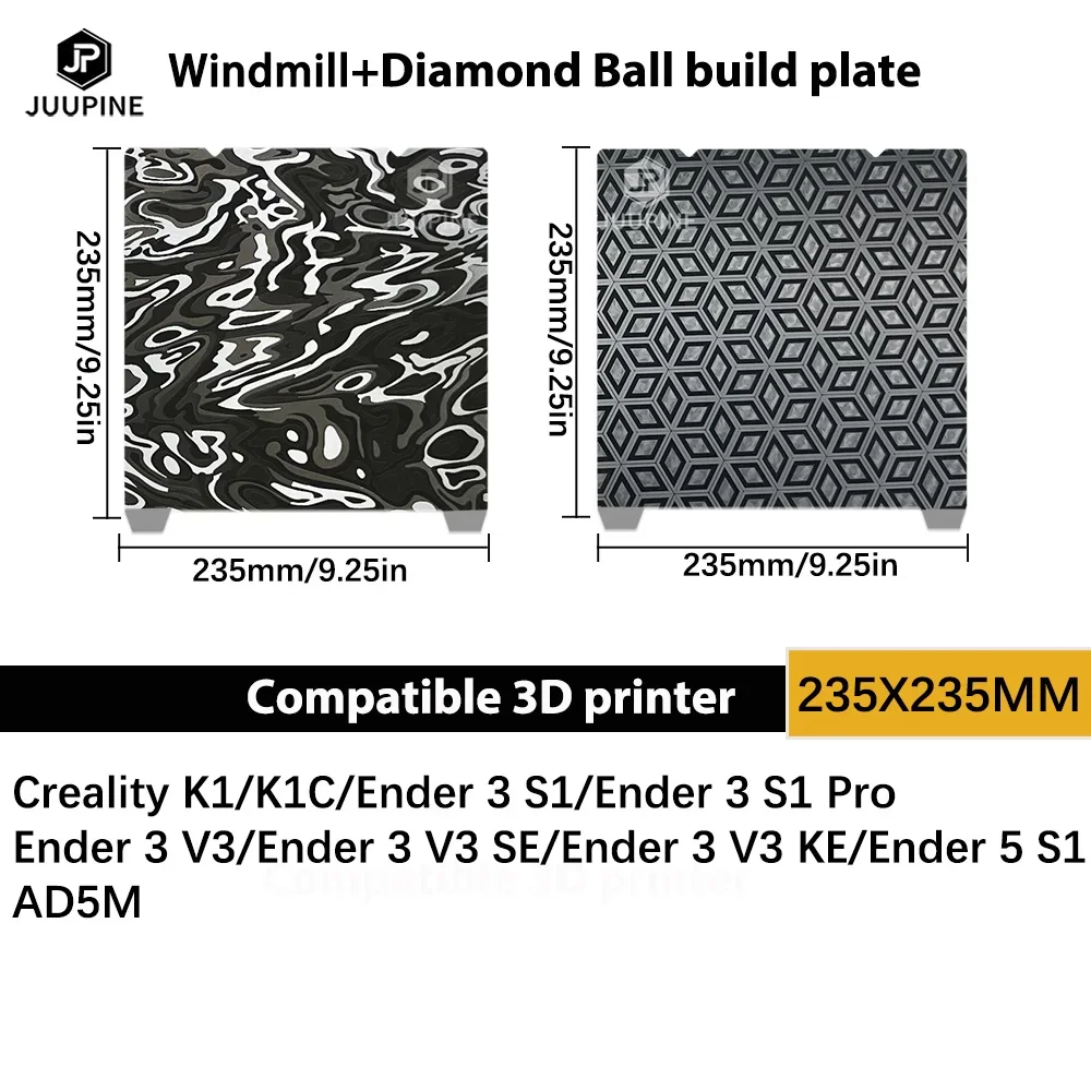 Для Creality K1 обновленные детали 235x235 мм встроенная пластина ACH K1c аксессуары для