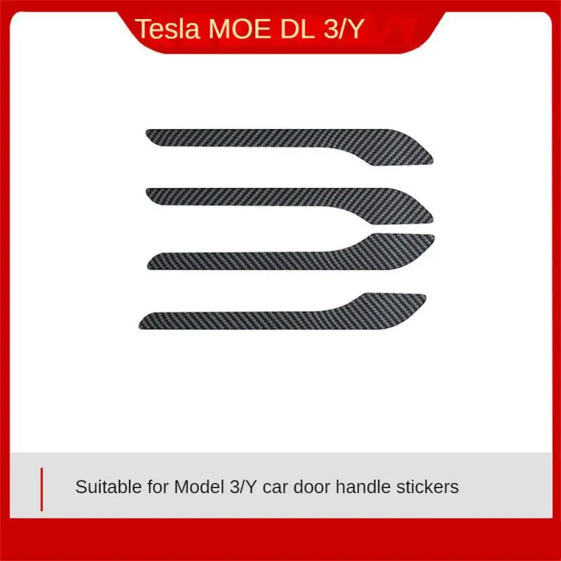 

Car Sticker Anti-scratch U-shaped Car Decorative Accessories Car Threshold Sticker Scratch-resistant Car 3d Carbon Fiber Sticker
