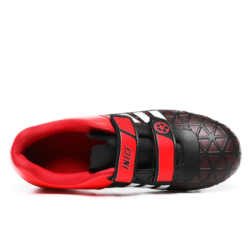 New Children's Football Shoes FG/TF Ankle Boots Non-slip Boys Girls Football Shoes KIDS Five-a-side Athletic Football Training