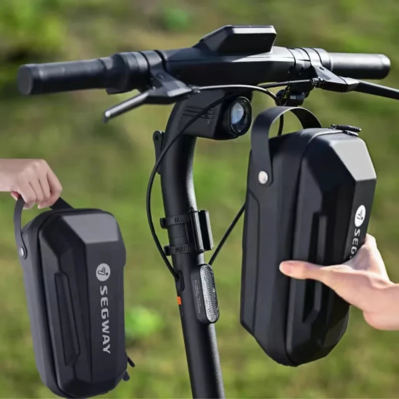 Фото Оригинальная передняя сумка-органайзер 3L для электросамокатов Segway Ninebot ZT3 Pro, ZT3, G65, G30D, G30, G2, F40, F30, E25, E22, ES4, ES3, ES2 №2