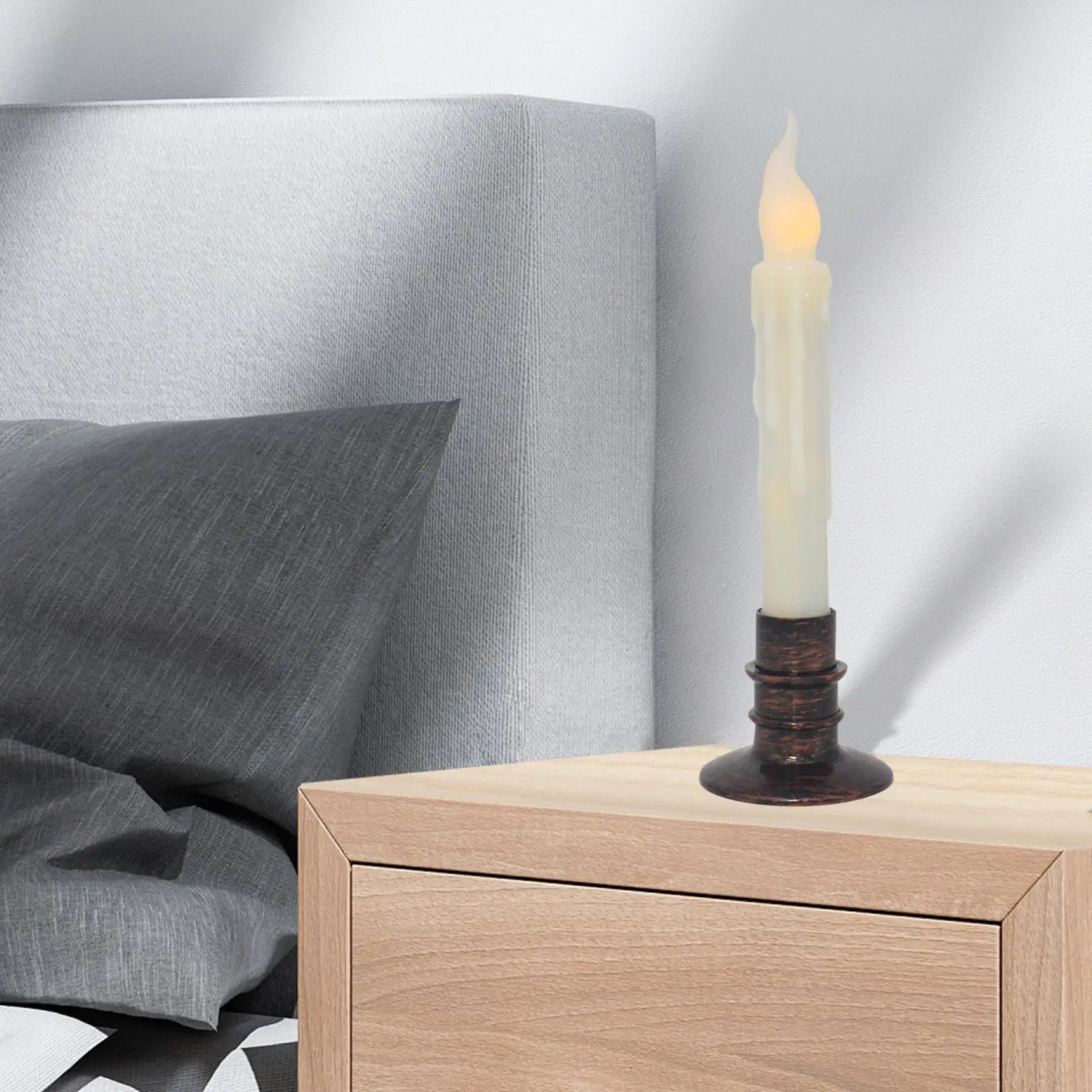 round plastic candle base electronic pillar home decor wedding bronze holder free global shipping