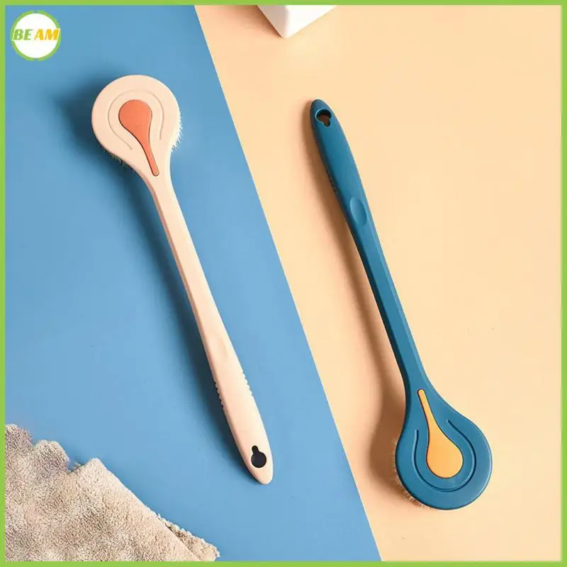 

38x7.8cm Back Brush Rub Bath Artifact Long Handle Massage Brush Skin Cleaning Tools Wipe Back Brush Pp Soft Hair Body Brush