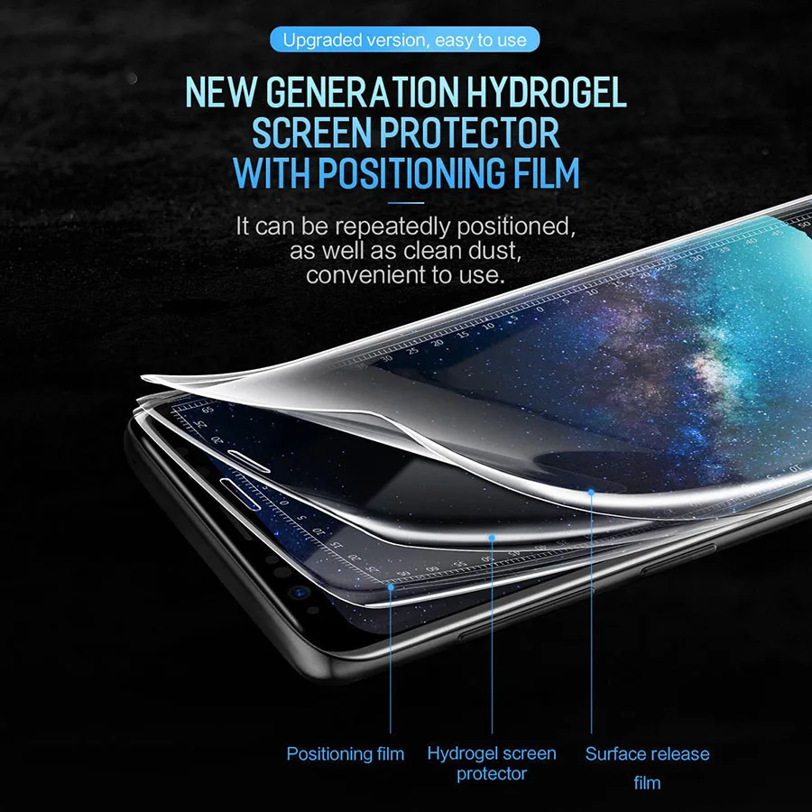 soft hydrogel film for apple iphone 11 12 13 pro xs max xr iphone x 7 8 plus protective silicone tpu screen protector not glass free global shipping