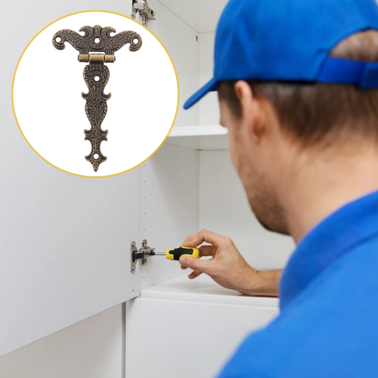 

2 Pcs Cupboard Hinges. Alloy Hinges Corner Cabinet Hinge Boxes Hinges Cabinet Hinges Furniture Hinges Matte Black Decor