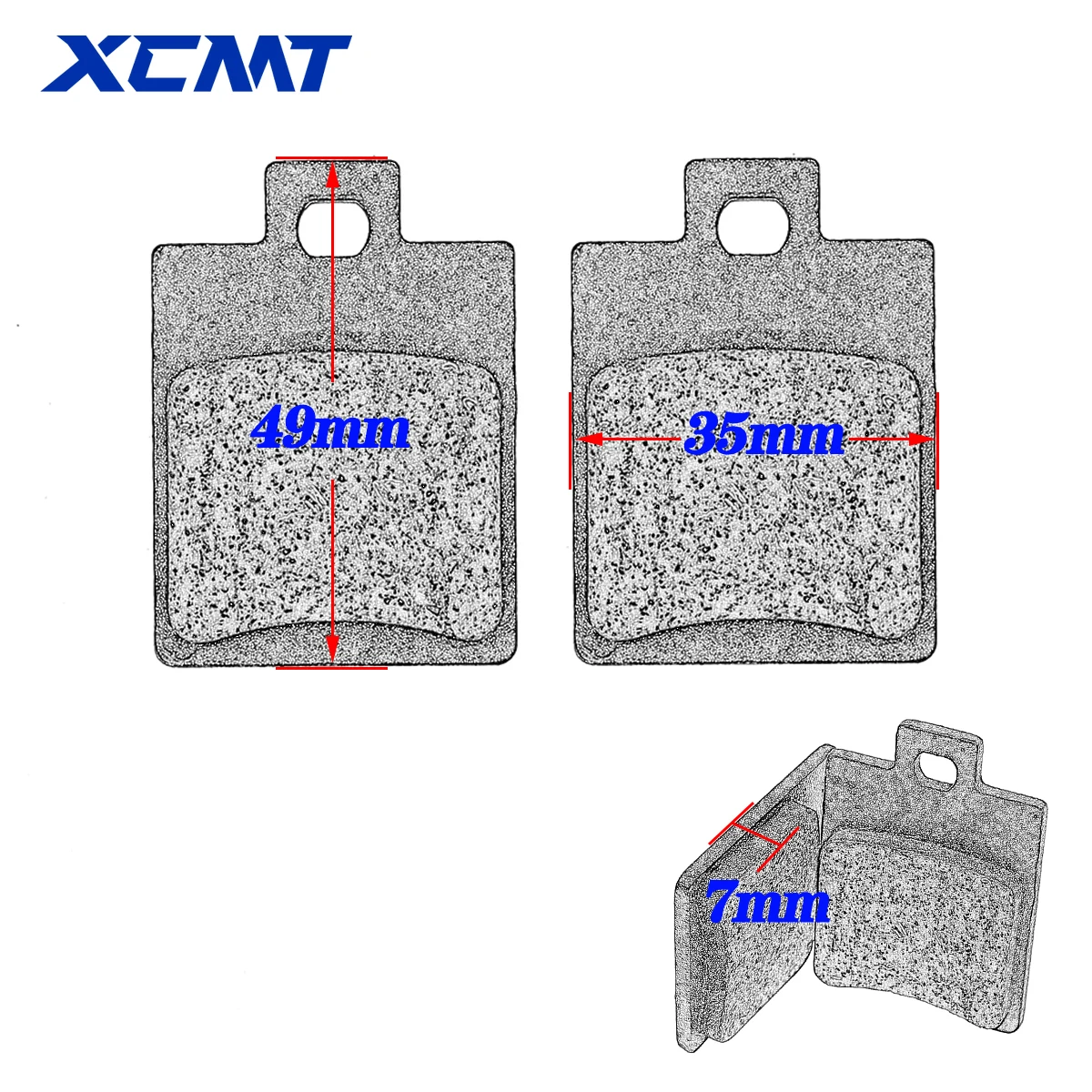 Передняя и задняя тормозная колодка для мотоцикла SYM один размер S 50 SR50 S125 VESPA ET4 125
