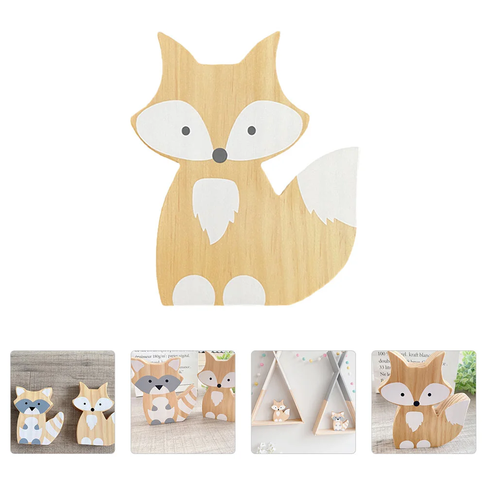 

1Pc Living Room Table Adornment Unique Wooden Decor Scene Layout Ornament