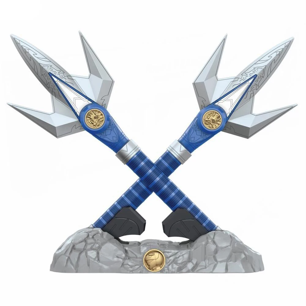 Фото [В наличии] Hasbro Power Rangers Lightning Collection Mighty Morphin Blue Ranger Power Lance Хорошая оригинальная модель игрушки для косплея №4
