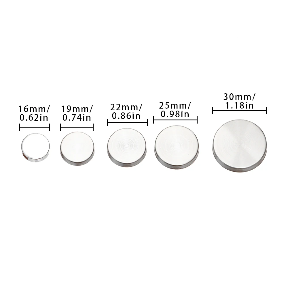 Зеркальные крепежные винты из нержавеющей стали 4 шт