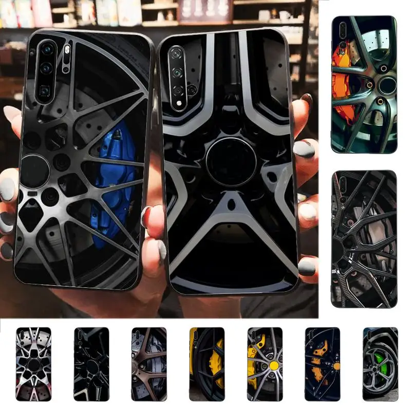 

Car Tires Phone Case for Huawei P30 40 20 10 8 9 lite pro plus Psmart2019