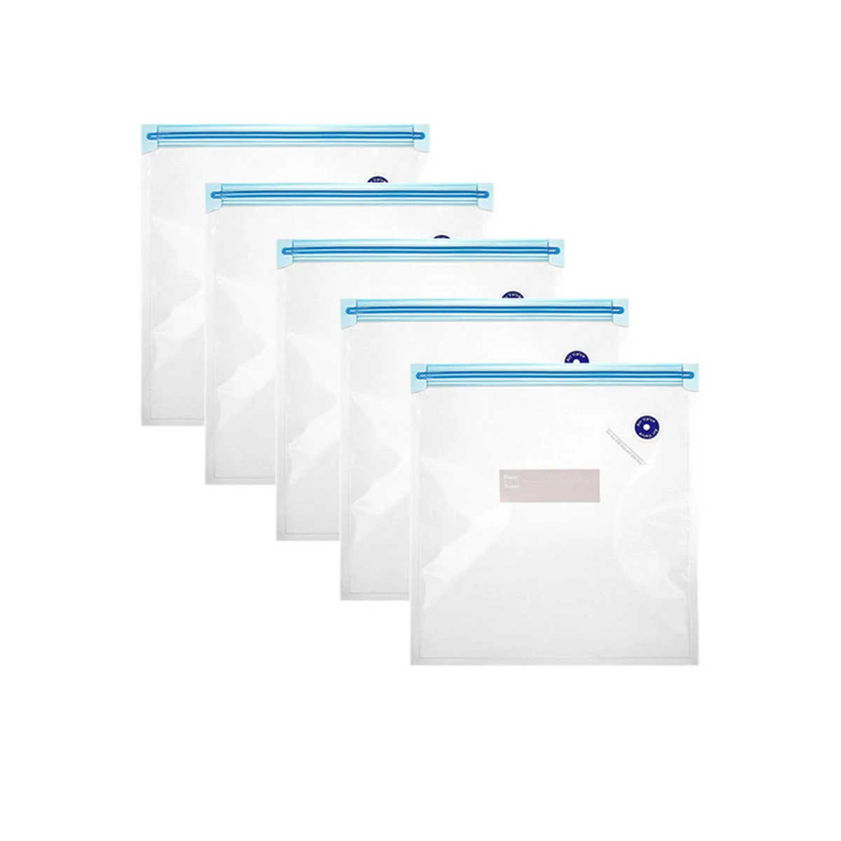 

5 шт., многоразовые вакуумные пакеты для хранения еды, 26X28 см