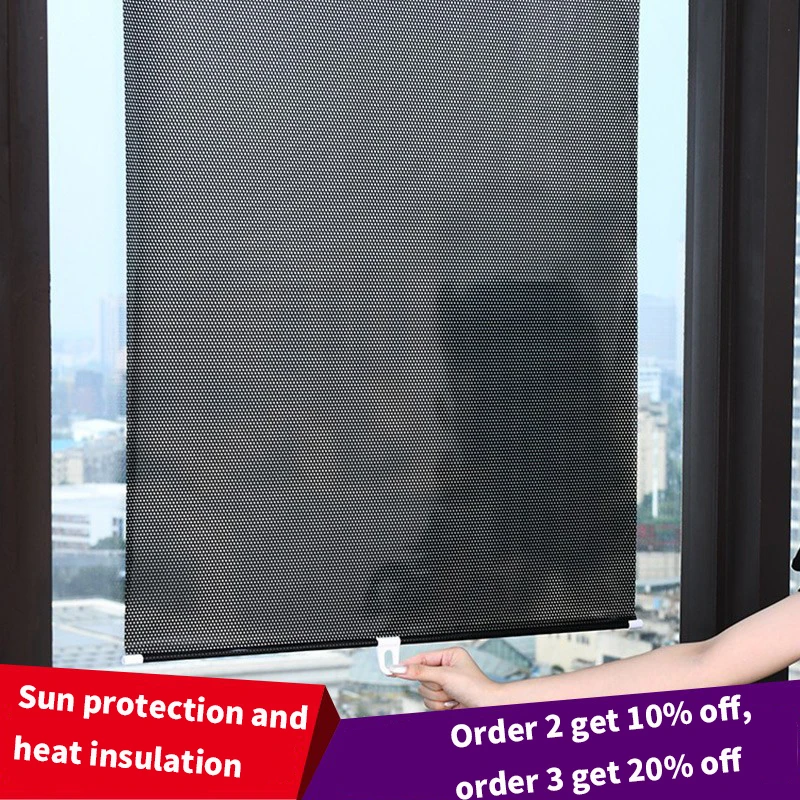 

Stretchable Freely Sunshade Glue-free Glass Film With Sucker Anti Peep toilet Bathroom Window Decor Anti Ultraviolet Sticker Car