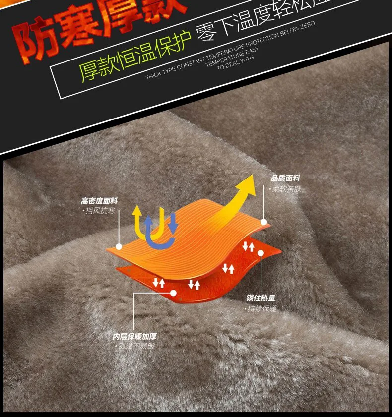 Men's Cotton-padded Jacket Velvet Thickening Winter Warm Hooded Windbreaker Parka Plus Size 5XL Coats Men Clothing