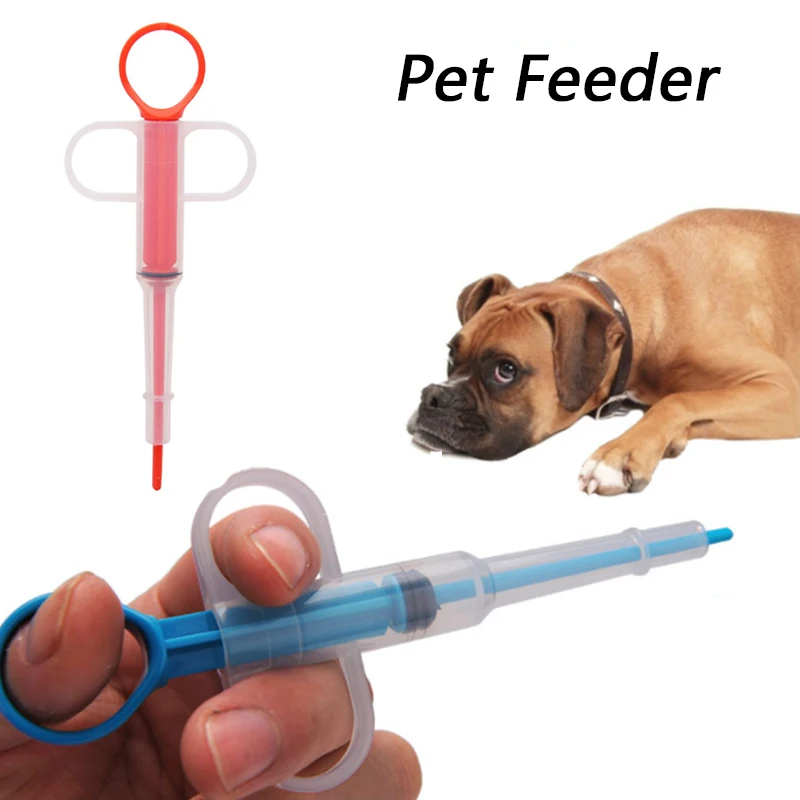 

Pet Medicine Syringe Tablet Pill Gun Piller Push Dispenser Medicine Water Milk Syringe Dog Cat Feeder Pet Supplies