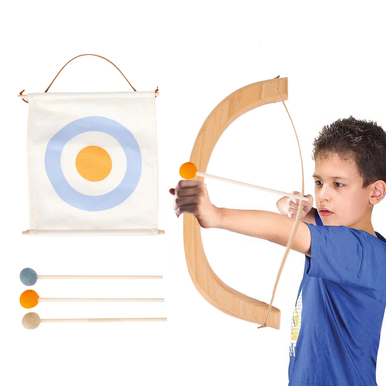 

Bow And Arrows Set Wooden Bow And Arrows Toys Indoor Archery Game Props Gift Longbow For Beginner Teens Kids Adults Idea Gift