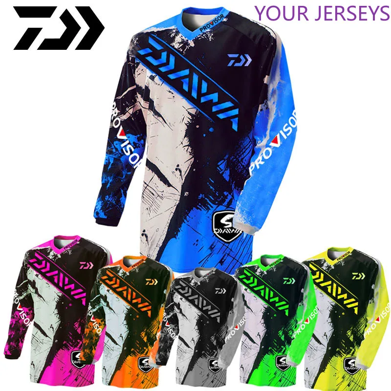 

2021 Daiwa Anti-uv Sun Fishing Jersey Breathable Quick Dry Spring Long-sleeve Clothes Clothing Shirt Pesca DAIWA Pesca Camiseta