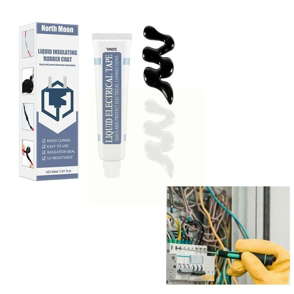 

30ml Liquid Insulation Glue Silicone Sealant Glue Lamp Waterproof Insulating Fast Board Colors Sealant Electronic 2 Dry Glu B1a3
