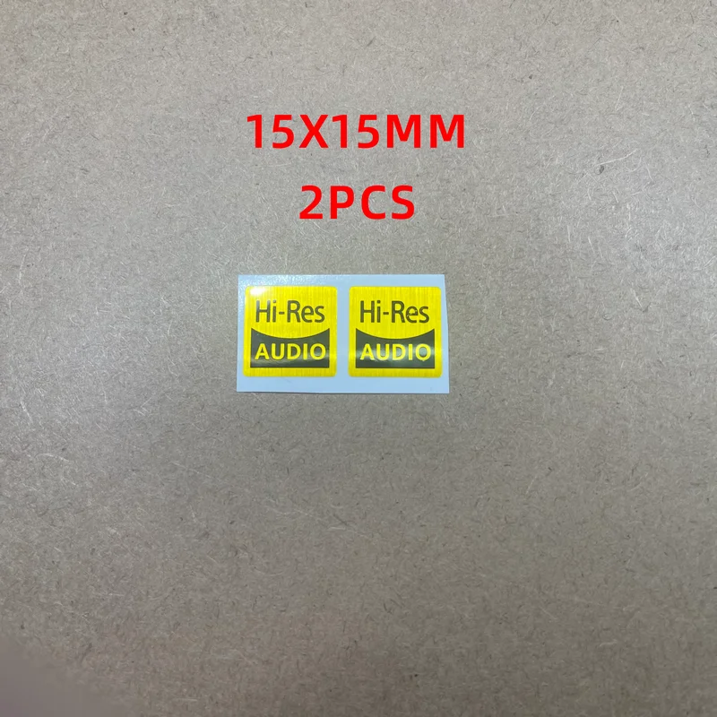Золотые наклейки Hi-res AUDIO ZHOUYAN