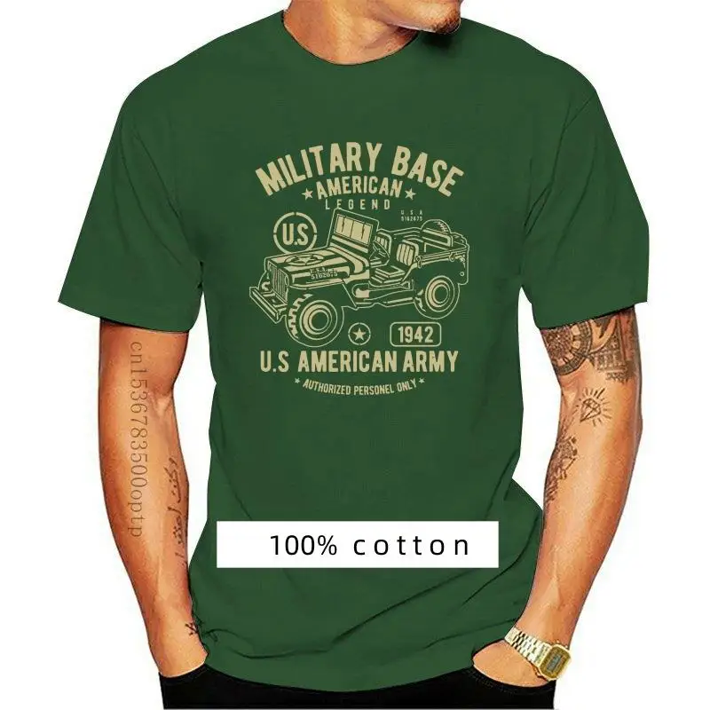 

New 2023 Summer Fashion Hot Military Base American Legend Mens Military T-Shirt US Army America USA Tee shirt