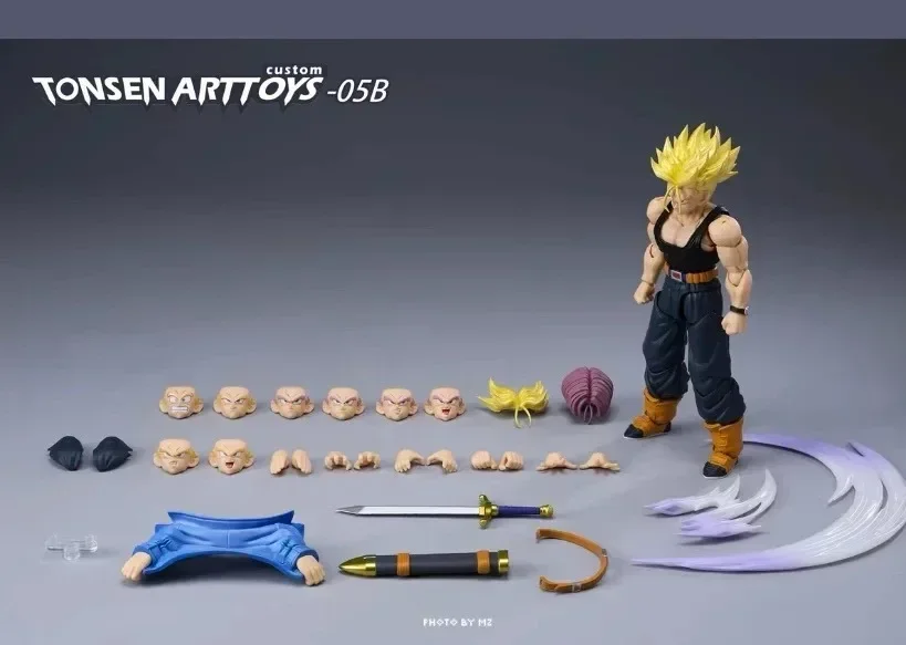 Второе издание Tonsenarttoys: Фигурки-модели Kamione Dragon Ball Z Super Saiyan SSJ SSJ2 Транкс 05a 05b (art.: 3920db44babdb) - 3920db44babdb