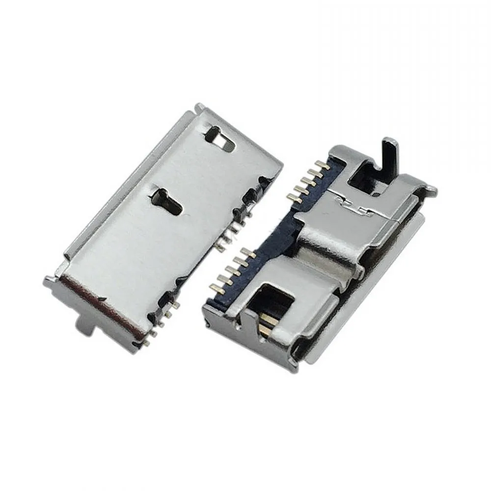 

50 шт. Micro USB 3,0 гнездо 10pin разъем PCB паяльные разъемы для жестких дисков интерфейс передачи данных