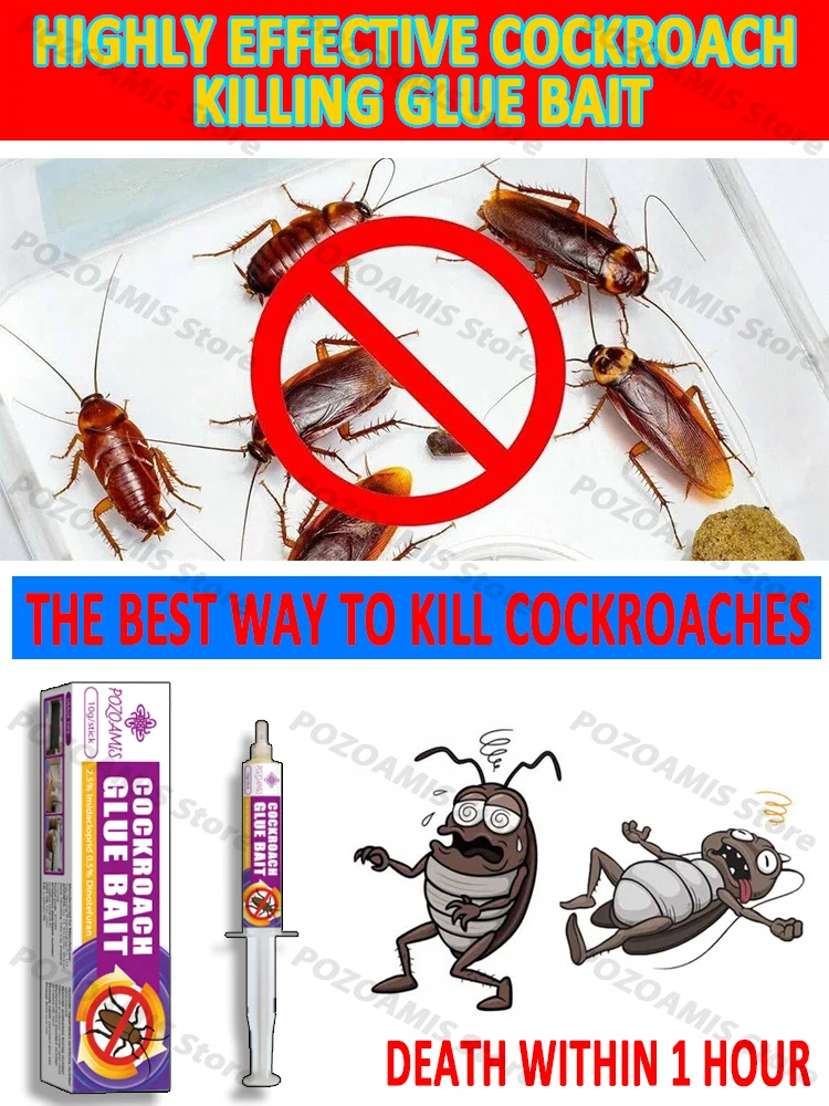 Гелевая приманка для уничтожения тараканов подлинный продукт убивает весь