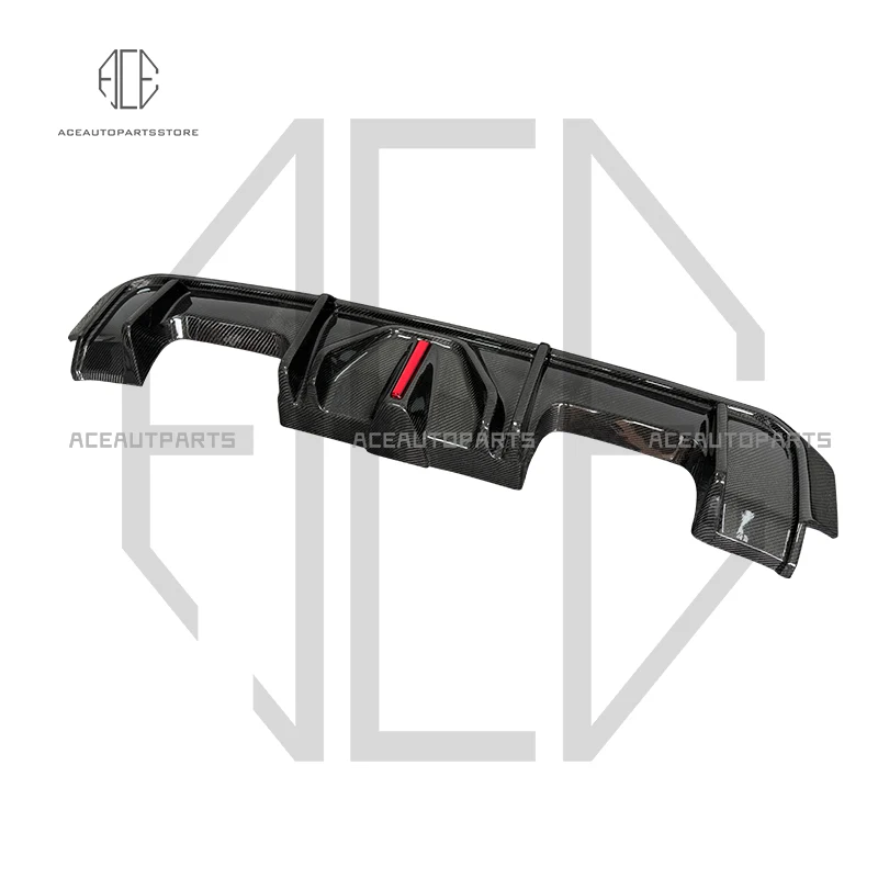 Задний бампер из настоящего углеродного волокна спойлер для BMW M4 G82 M3 G80 боковой