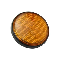 motorcycle reflector scooter atv rear mudguard left right round reflective plate decorative safety warning board accessories
