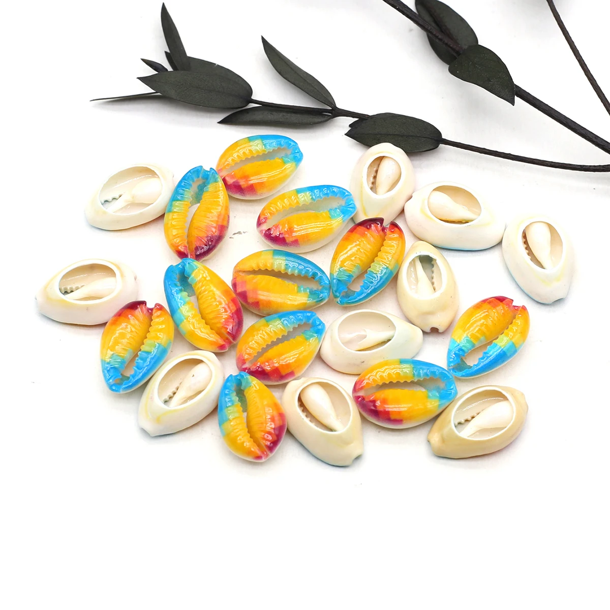 

Wholesale Natural Shell Beads Conch Shape Printed Seashell Beach Accessories for Jewelry Making DIY Findings 10x12mm-16x22mm