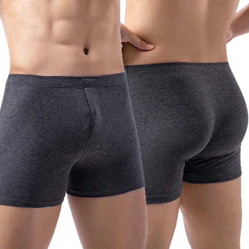 

Cotton Underwear Mens Boxer Shorts Seamless Breathable Pajama Sleepwear Underpants Loungewear Trunks Calzoncillo Boxershorts