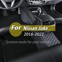 Custom Made Leather Auto Car Floor Mats For Nissan Juke 2014 2015 2016 2017 2018 2019 2020 Carpets Rugs Foot Pads Accessories