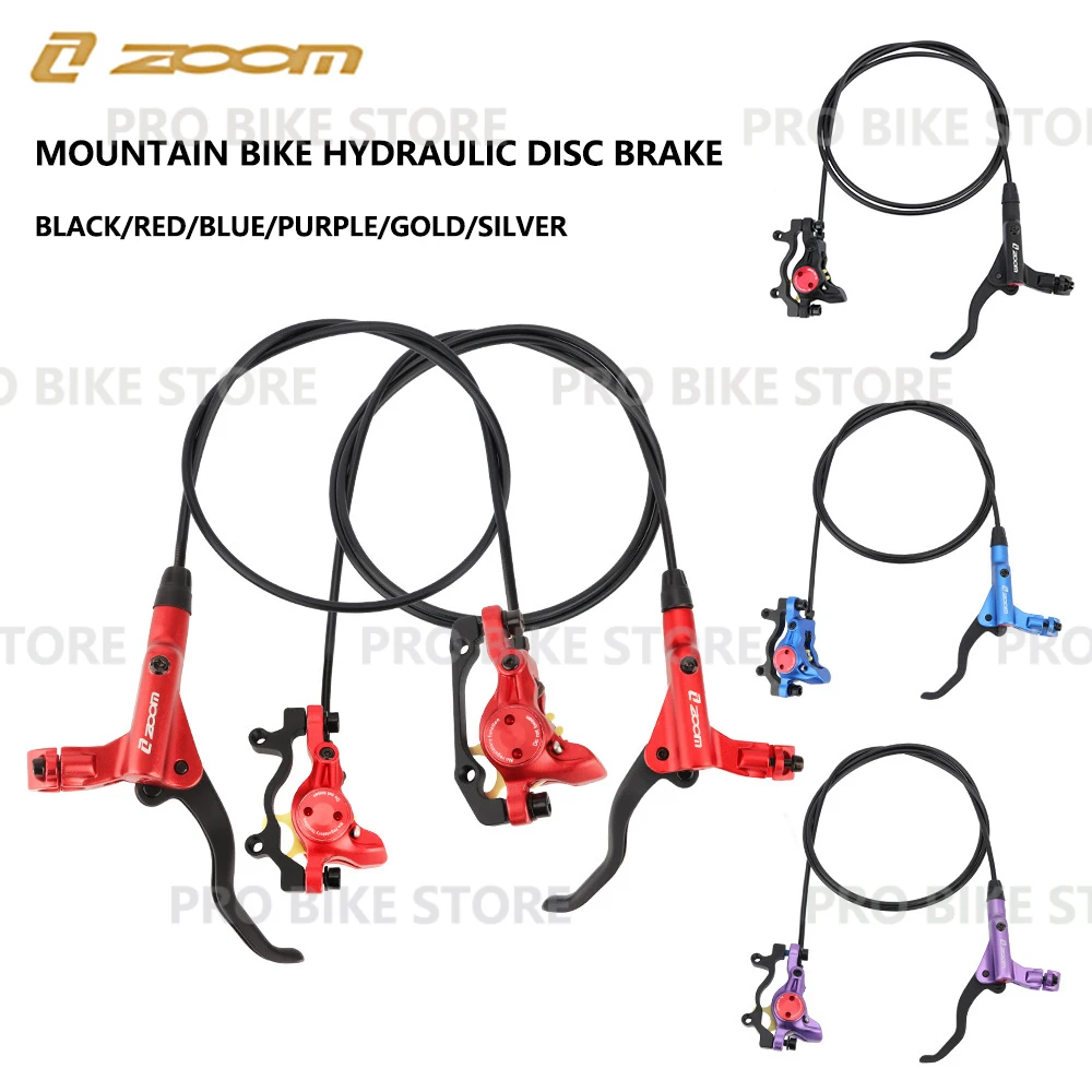 

ZOOM HB-875 MTB Road Bike Accessories Parts Multi-color One Hydraulic Hydraulic Brake Set 800mm/1400mm Disc Brake Caliper MT200