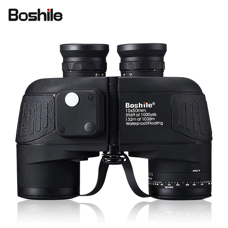 

Boshile Военный бинокль 10X50 дальномер и компас Телескоп бинокль Lll ночное видение HD мощный бинокль для охоты