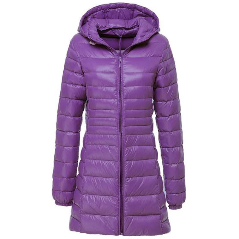 Winter Jacket Women New Arrival Hooded Parka Lightweight Down Long Jackets Chaqueta Mujer Autumn Coats Plus Size 6XL 7XL Clothes