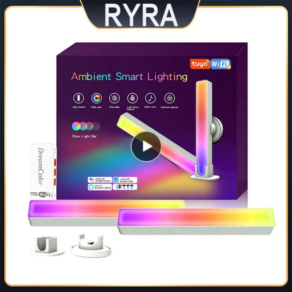 

App Control Mart Ambient Lamp Wifi And Symphony Music Rhythm Pickup Light Rgbic Desktop Background Atmosphere Light