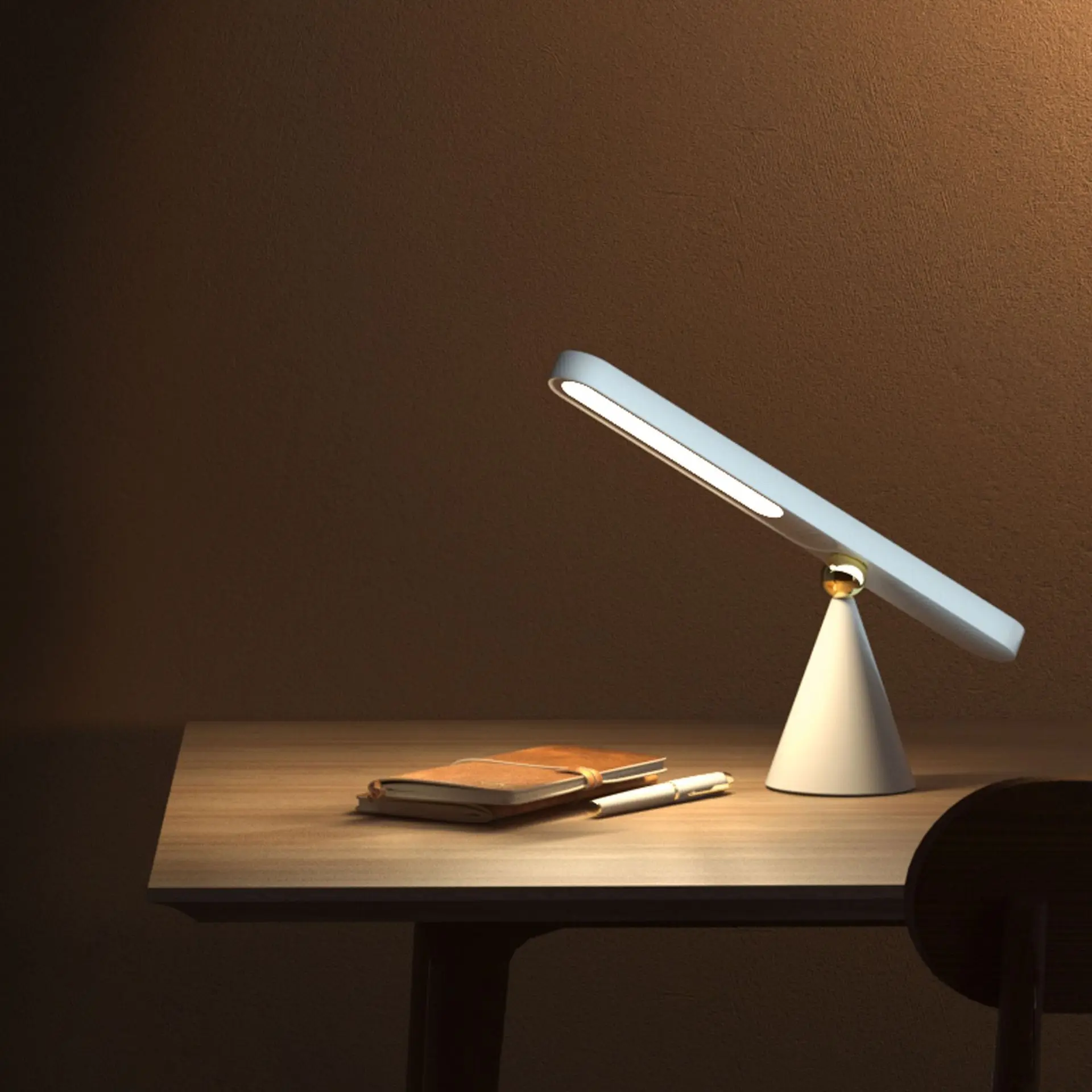 

Geometric Desk Lamp Modern Simple Multifunctional Magnetic Suction Small Night Light Corridor Bedside Rotating Reading Light